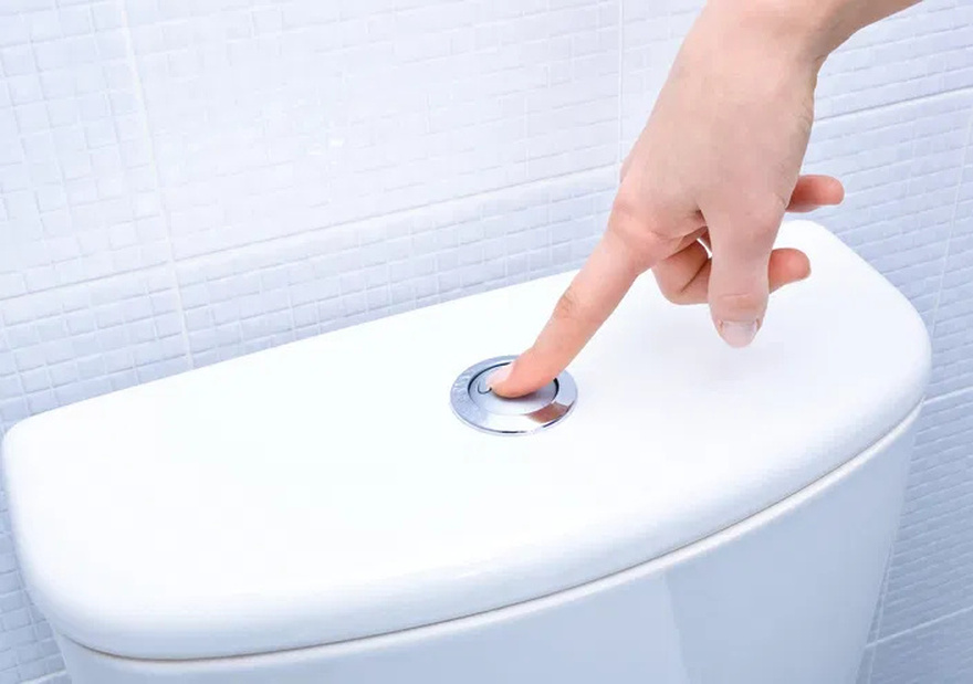 Why is it so important not to flush the toilet after every trip to the toilet to urinate?