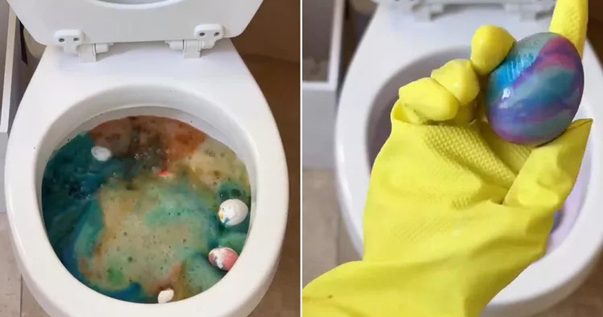 Woman Dyes Easter Eggs in Her Toilet and Attracts Angry Comments on Her Video: ‘The Reason I Don’t Eat at Potlucks’