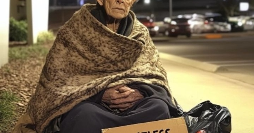 ‘Homeless and Hungry’: The Sign Held by a Homeless Woman I Took In, Only to Be Kicked Out of My Own Home the Same Day