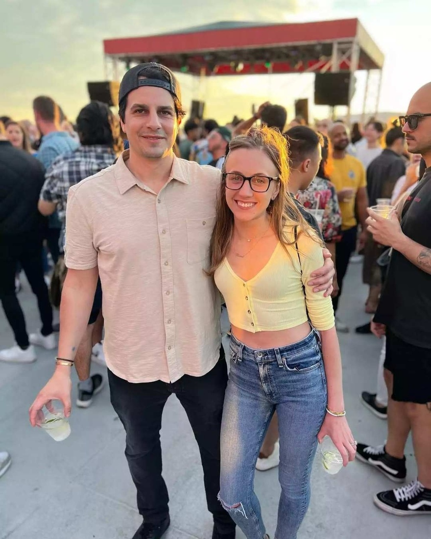Kat Timpf’s mystery husband is revealed. Meet Cameron Friscia after the couple had their first baby