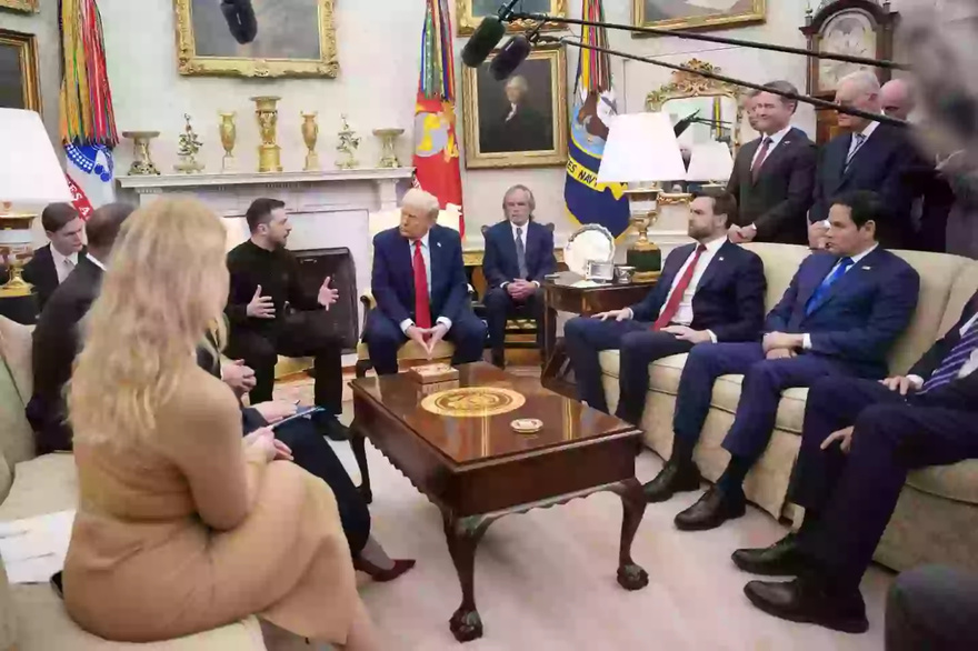 Marco Rubio said that what happened before the cameras turned on caused argument between Zelenskyy and Trump