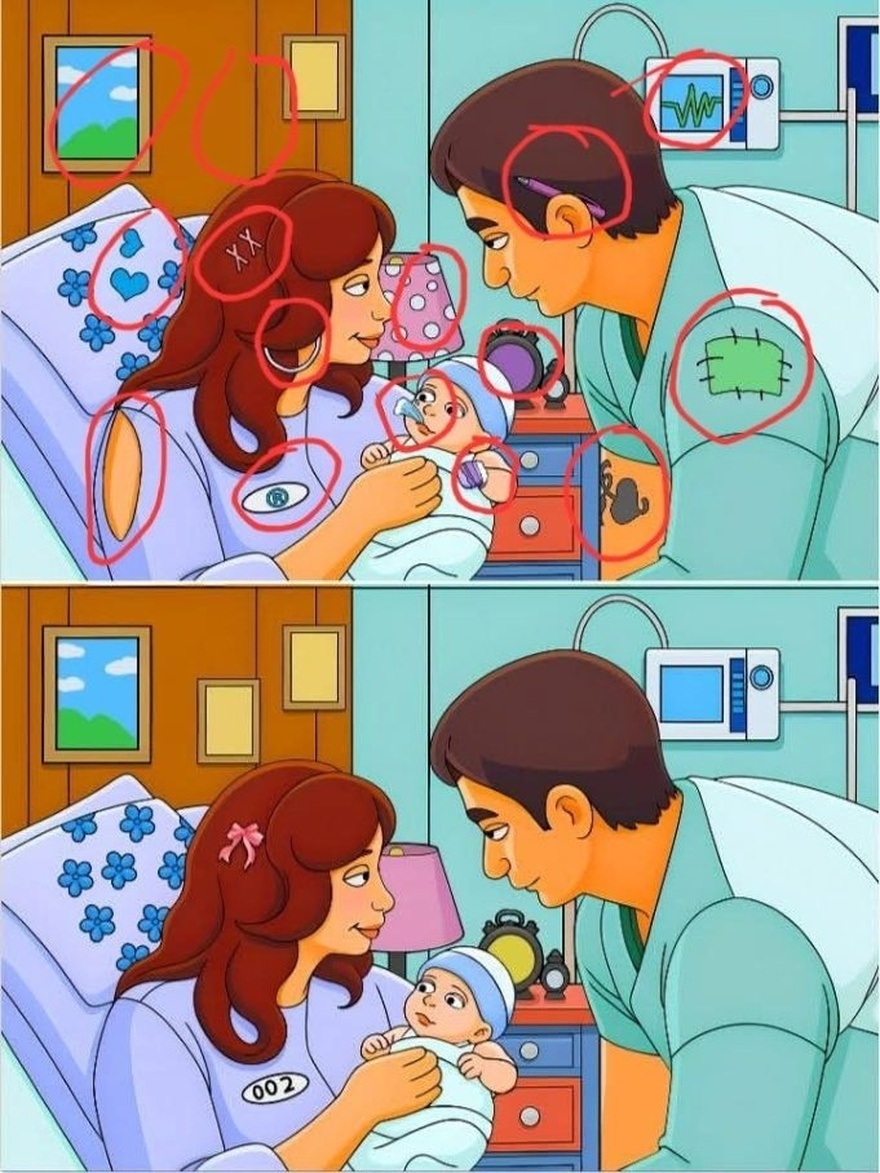Find 15 differences.